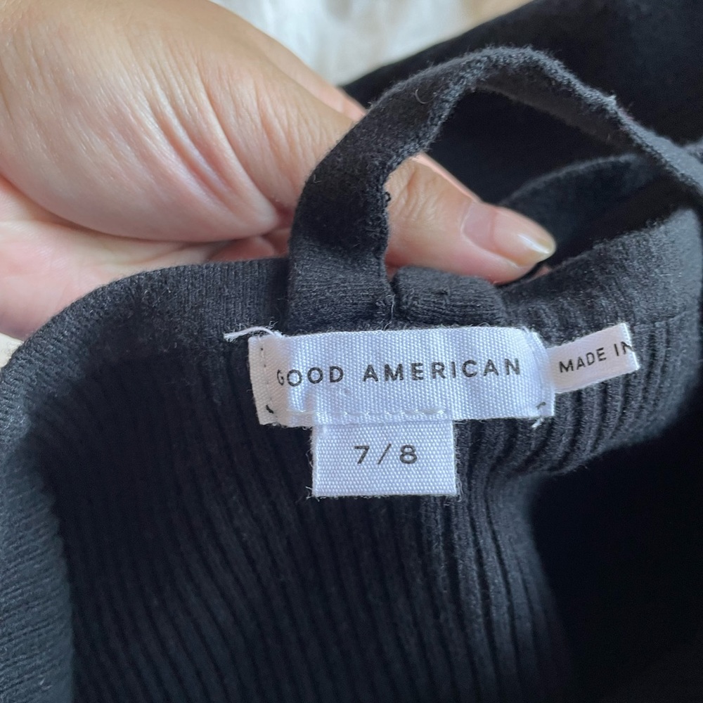 NWT Good American cropped sweater tank - Picture 4 of 5